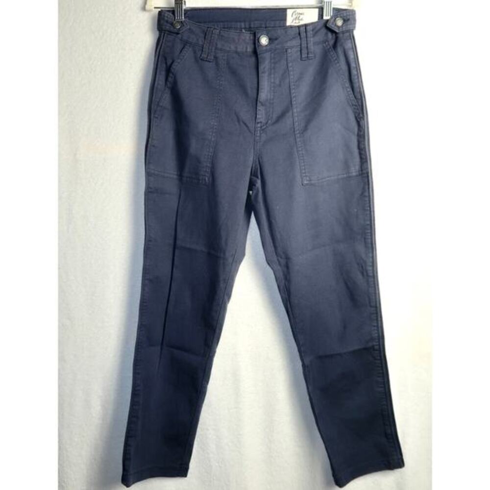 Cosmic Blue Love cropped cargo patch pocket jeans‎ in Size 28 navy blue